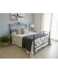 Letto una Piazza e Mezza in Ferro Battuto Cuore | AESSEGI