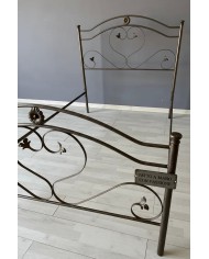 Letto alla Francese in Ferro Battuto Cuore | AESSEGI