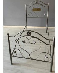 Letto Singolo in Ferro Battuto Cuore | AESSEGI