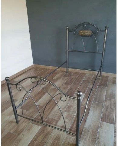 Letto Singolo in Ferro Battuto Denise | AESSEGI