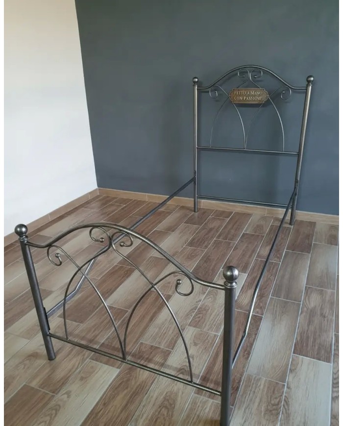 Letto Singolo in Ferro Battuto Denise | AESSEGI