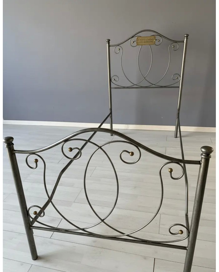 Letto Singolo in Ferro Battuto Marta | AESSEGI