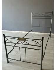 Letto Singolo in Ferro Battuto Rosa Anna | AESSEGI