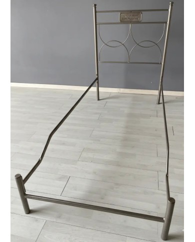 Testata Letto Singolo Ferro Battuto Marianne con Giroletto | AESSEGI