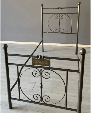 Letto Singolo in Ferro Battuto Mimosa | AESSEGI