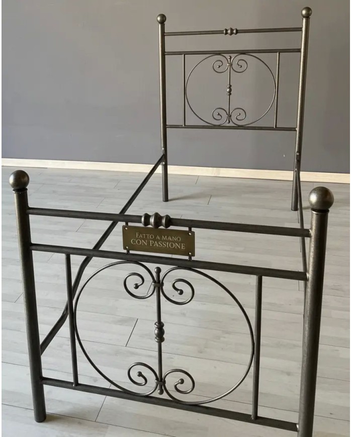 Letto Singolo in Ferro Battuto Mimosa | AESSEGI