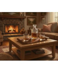 Vassoio in Metallo Artigianale EFFETTO CORTEN