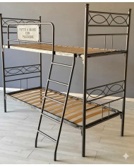 Letto a Castello in Ferro Battuto Rosa Anna | AESSEGI