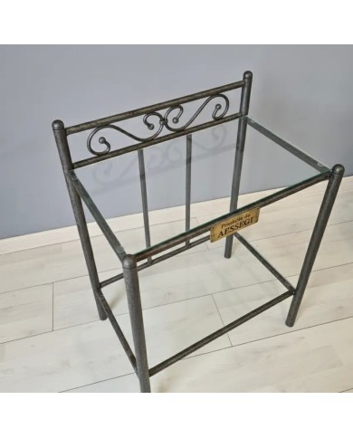 Comodino in Ferro Battuto Silvana | AESSEGI