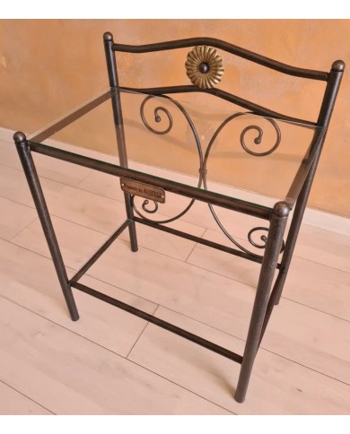 Comodino in Ferro Battuto Laura | AESSEGI