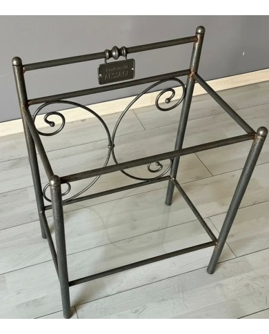 Comodino in Ferro Battuto Mimosa | AESSEGI