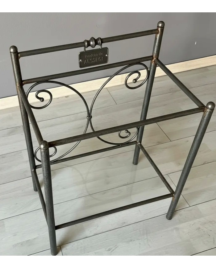 Comodino in Ferro Battuto Mimosa | AESSEGI