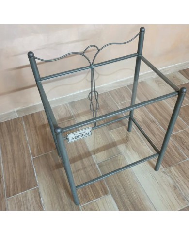 Comodino in Ferro Battuto Fiocco | AESSEGI