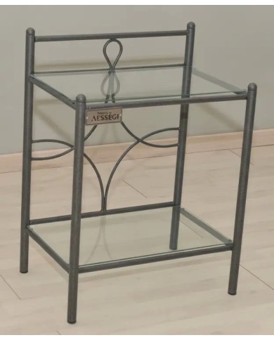 Comodino in Ferro Battuto Marianne | AESSEGI