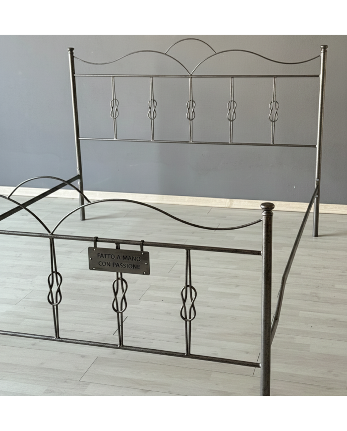 Letto Matrimoniale Ferro Battuto Fiocco | AESSEGI