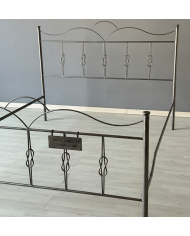 Letto Matrimoniale Ferro Battuto Fiocco | AESSEGI
