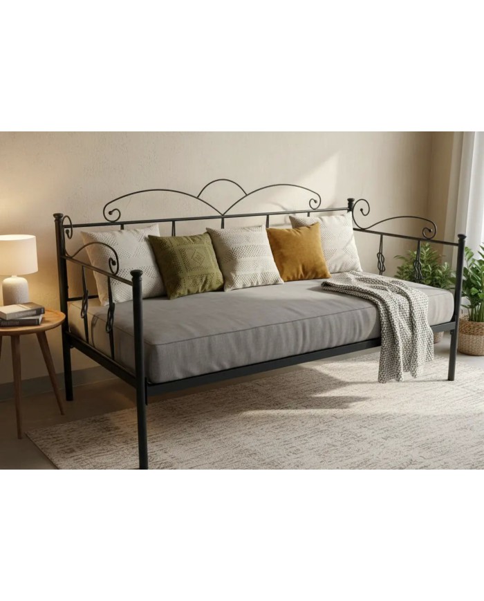 Divano Letto in Ferro Battuto Nodo | Artigianato Italiano AESSEGI