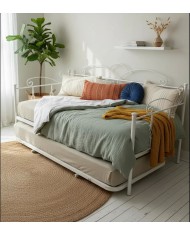 Divano Letto Nodo in Ferro Battuto con Rete Estraibile | AESSEGI