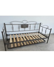 Divano Letto Nodo in Ferro Battuto con Rete Estraibile | AESSEGI