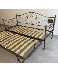 Divano Letto Sogno in Ferro Battuto con Rete Estraibile | AESSEGI