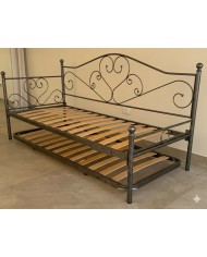 Dormeuse in Ferro Battuto Sogno con Rete Estraibile | AESSEGI