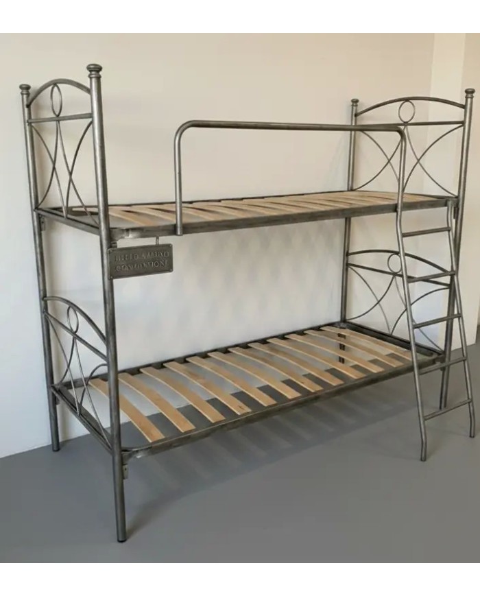 Letto a Castello in Ferro Battuto Tiffany| AESSEGI