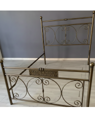 Letto una Piazza e Mezza in Ferro Battuto Mimosa | AESSEGI