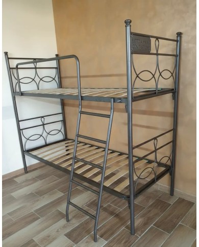 Letto a Castello in Ferro Battuto Marianne | AESSEGI