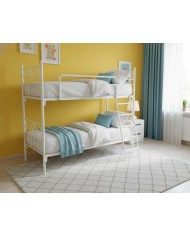 Letto a Castello in Ferro Battuto Rosa Anna | AESSEGI