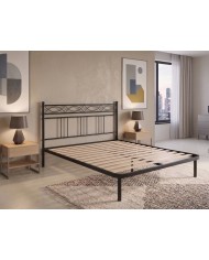 Letto Matrimoniale Rosa Anna in Ferro con Rete Inclusa | Aessegi