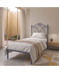 Letto Singolo Denise in Ferro con Rete Inclusa | AESSEGI
