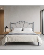 Letto Matrimoniale Marta in Ferro con Rete Integrata | Aessegi