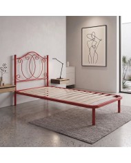 Letto Singolo Marta in Ferro con Rete Integrata | AESSEGI