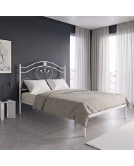 Testata Letto alla Francese Cuore in Ferro con Rete Integrata | Aessegi