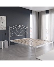 Testata Letto alla Francese Cuore in Ferro con Rete Integrata | Aessegi