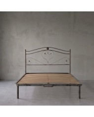 Testata Letto alla Francese Cuore in Ferro con Rete Integrata | Aessegi