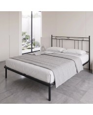 Letto Matrimoniale Silvana in Ferro con Rete Integrata | Aessegi | Aessegi