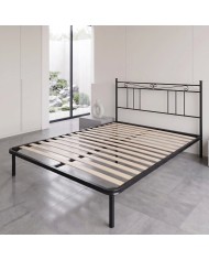 Letto Matrimoniale Silvana in Ferro con Rete Integrata | Aessegi | Aessegi