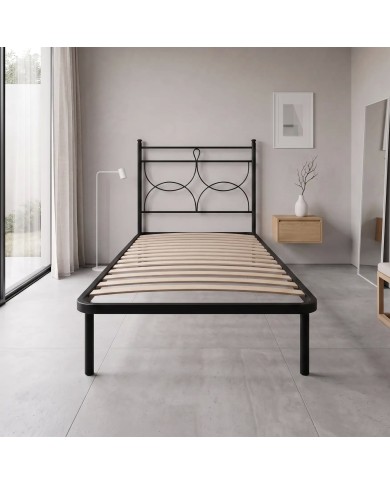 Letto Singolo Marianne in Ferro con Rete Integrata | Aessegi