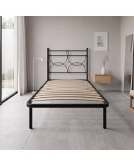 Letto Singolo Marianne in Ferro con Rete Integrata | Aessegi