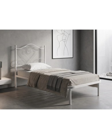 Letto Singolo Sogno in Ferro con Rete Inclusa | AESSEGI
