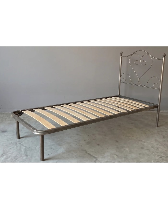 Letto Singolo Sogno in Ferro con Rete Inclusa | AESSEGI
