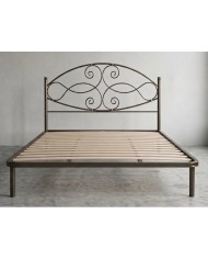 Letto Matrimoniale Ferro Battuto Gentjana con Rete | Aessegi