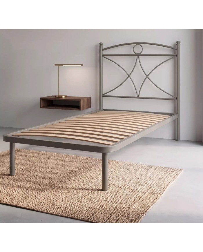 Letto Singolo Tiffany in Ferro con Rete Inclusa | AESSEGI